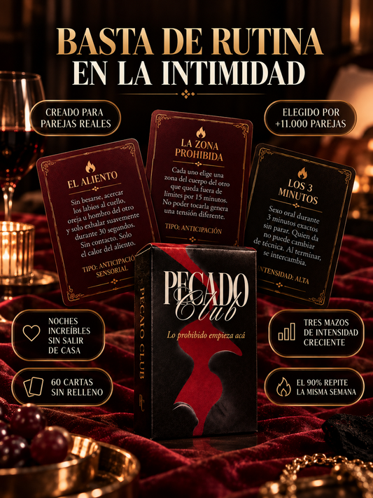 Pecado Club™ | 3 Mazos. Una Noche Inolvidable.