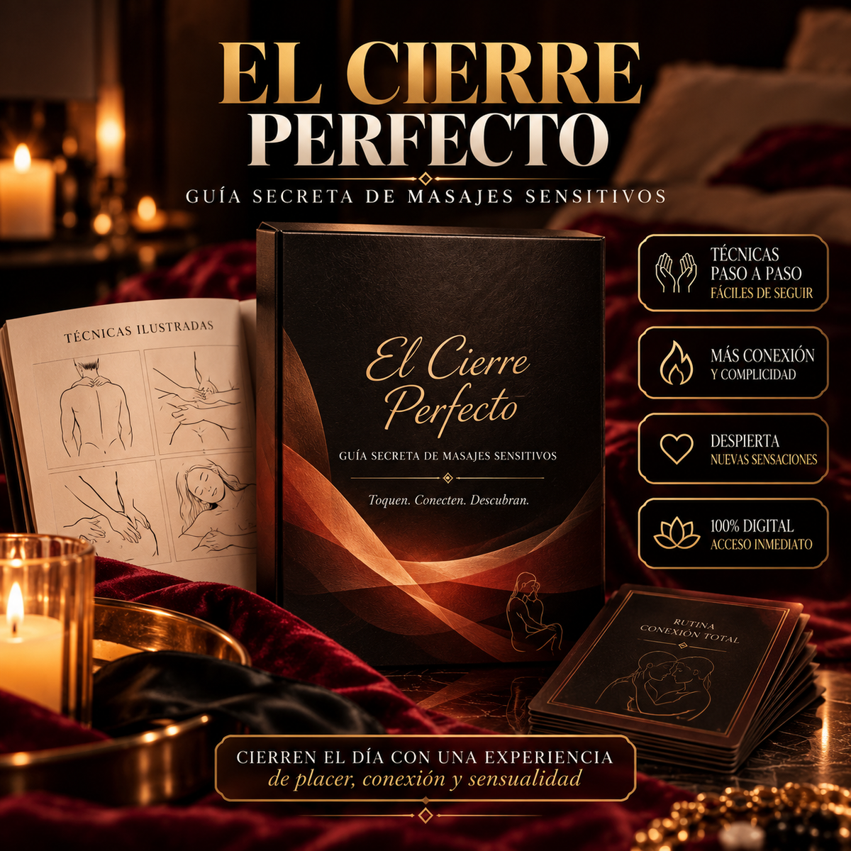 El Arte del Tacto™ | Guía de Masajes para Conectar en Pareja